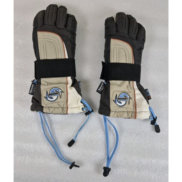Boarding Division Snowboarding Ski Gloves Gray Mens Size 7.5 Thinsulate 100 Gram - Picture 1 of 9